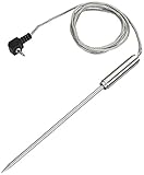 RÖSLE Edelstahl-Ersatz Messfühler für BBQ Kerntemperaturmesser, Edelstahl 18/10, Kabellänge 1 m, uni, Silberfarben