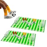 VARKAGE 2 Set Tischkicker Kinder, Tischfussball Kinder Mini Fussball Mini Fussball Tischfußball Mini Tischkicker Mini Spielzeug, nteraktive Spiele für Erwachsene und Kinder