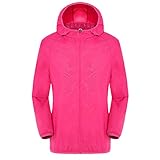 Wasserdichte Outdoor-Jacken für Herren, Fahrradjacke mit Kapuze, wasserdicht und winddicht, Sonnenschutzkleidung für Herren, LSF 50+, Sonnenschutz, Outdoor, leicht, durchgehender Reißverschluss, hot