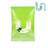 Leistungsstarkes Reinigungspulver, Abfluss- und Rohrreiniger, schnell schäumend, verstopfung lösendes Reinigungsmittel und Deodorant für Toilette, Küche, Bad, Dusche oder Bodenablauf (1)