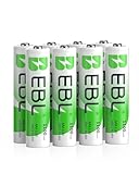 EBL AAA Akku 1100mAh 8 Stück - wiederaufladbare Batterien AAA, Typ NI-MH Batterien, geringe Selbstentladung, AAA Akkubatterien