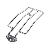 Motorrad Gepäckträger Unterstützung Regal Passt Hinten Sitz, Gepäckaufbewahrungsregal für den Motorrad-Rücksitz 28 cm(Silber)