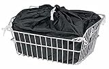 Unix Unisex – Erwachsene Korbeinlage Korbtaschen, Schwarz, One Size
