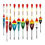 VIPMOON Posen Angeln Set 10 Stück Schwimmer Angeln Forelle 0.6g/0.8g/1.2g/2.5g/3g/4.5g Angelposen Fishing Posen Set