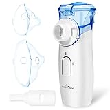 Easy@Home tragbares Inhalationsgerät Kinder: wiederaufladbarer Inhalator Vernebler Inhaliergerät für Erwachsene & Kinder & Baby