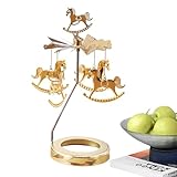 Drehbarer Kerzenständer, thermisch, drehbar, Restaurant, Hochzeit, Weihnachten, Valentinstag, Erntedankfest, Hochzeit, Jubiläum, Geburtstagsfeier, Tischdekoration