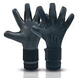 GRIPMODE Blackout 2.0 Hybrid Torwarthandschuhe - Torhüter Handschuhe mit Belag aus Griptec® Latex für jedes Wetter - Fußball-Torwarthandschuhe für Kinder, Jugendliche & Erwachsene - Größe 7