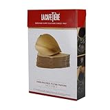 La Cafetiere Ungebleichte Filtertüten, Kaffeefilter für Kaffeemaschinen der Größe 4, 100 Stück, Braun