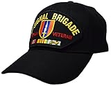 1st Signal Brigade Vietnam War Veteran Cap Black, Schwarz, Einheitsgröße