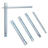 CCLIFE Rohrsteckschlüsselsatz 4-tlg. 8-12 mm Rohrsteckschlüssel doppelsteckschlüssel Für Arbeiten am Wasserhahn, Zündkerzen