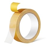 jojofuny Doppelseitiges Gewebeband mit Gitterstruktur Reißfestes Montageband Stark Haftendes Teppichklebeband für Vorhänge Bilder und Anti rutsch matten Langlebig und Vielseitig Einsetzbar