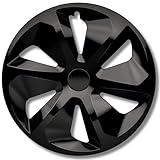 Radkappen 17 Zoll schwarz Radzierblenden 4er-Set Stormer Radblenden für die meisten Automarken und Stahlfelgen - Zierkappen in Schwarz oder Silber - Felgenabdeckung für Autofelgen