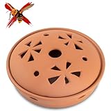 QCYFJZFU Wespenabwehr Kaffee Räucherbox, Kaffeerauch Vertreiben Wespen Feuerfeste Tonschale Wespenschreck und Mückenschutz Räuchergefäße für Gärten und Balkon