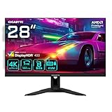 GIGABYTE M28U 28' 4K UHD Gaming Monitor - 3840 x 2160, 144Hz, 1ms, 300 cd/m², FreeSync Premium Pro, Display HDR400, HDMI 2.1, DisplayPort 1.4