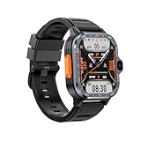 Generisch PG446 4G LTE PGD Android 8.1 Smart Watch GPS 64G ROM HD Dual Kamera SIM Karte Bluetooth WiFi Sport Tracking Smartwatch (schwarz)