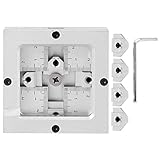 BGA Reballing Station, Universal Aluminiumlegierung Reball Schablone HT - 80H - Langlebiges Metall, Kompatibel mit 9mm bis 43mm Chips, Ideal für Rework und Lötkugeln Anwendung