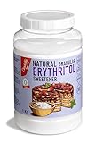 Natürliches Erythrit - Kristallzucker | 10g = 7g Zucker | Natürlicher Zuckerersatz - 0 Kalorien - 0 Glykämischer Index - Keto und Paleo - 0 Netto-Kohlenhydrate - Kein GVO - Castello since 1907-1kg
