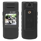 1080P-Körperkamera, 1000-mAh-Akku, 180° Drehbares Objektiv, Taschen-Camcorder mit OLED-Bildschirm Zur Wiedergabe, Polizei-Camcorder mit Audio für die Strafverfolgung zu Fuß