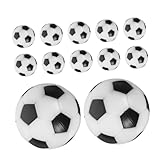Abaodam 12-teiliges Set Zubehör Für Tischkicker Fußbälle Für Kickertisch Zubehör Für Kickertische Tischspielbälle Ersatzfußballbälle Kickertisch Zubehör Tischfußballbälle Umweltharz