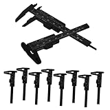 Cabilock 10 Stück Teiliges Augenbrauen messschieber Präziser Augenbrauen abstandsmesser Robustes Leichtes Pp material Langlebiges Professionelles Werkzeug für Präzise Gesichtsmessungen