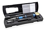 ERSA Independent 130 BASIC-Set Gaslötkolben 130W Temperatur bis 580 °C inkl. 2 Lötspitzen Transportbox Ablagebügel und Reinigungsschwamm - mobile Lötkolben Power - wo immer Sie wollen, ohne Strom