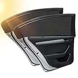 URAQT Sonnenschutz Auto Baby Kinder, 2 Stück Sonnenblende Auto mit UV Schutz, Universal Sonnenschutzrollo Autoscheiben Heckscheibe Seitefenster Netz für Baby Kinder Haustiere