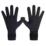 5 mm Neopren-Tauchhandschuhe für Herren mit handgebundenen Nähten, geeignet zum Schnorcheln, Surfen, Skifahren und andere Wassersportaktivitäten (S)