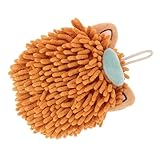 CLISPEED Handtuch Reinigungstuch Putztuch handtücher Waschhandschuh waschen Kranichbaby lustige küchentücher Autowaschschwamm süße Küchentücher süßes Toilettendekor Stoff Orange