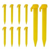 10 Stück Kunststoff Heringe Zelt-Heringe aus Kunststoff Langlebige Gartenheringe Zelt Stakes Zeltheringe Kunststoffheringe Zeltheringe Strapazierfähig Erdnägel Camping für Strandsandheringe-14.5cm