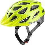 ALPINA Unisex-Adult Mythos 3.0 Fahrradhelm, be Visible-Silver Gloss, 52-57 cm
