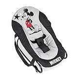 hauck Babywippe Rocky für Babys ab Geburt bis 9 kg, Einhändig Verstellbare Rückenlehne, Schaukelfunktion und Wippfunktion, Leicht Tragbar mit Tragegriff, 3-Punkt-Gurt (Disney Mickey Stars)