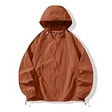 Generisch Herren Weichschale Kapuzenjacke Mit Elastischen Bündchen Reißverschluss Combat Anorak Leichte Schnelltrocknend Wetterfester Sonnenschutz Windbreaker Taktische Outdoorjacke