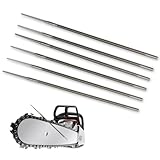 6er-Pack 4,8 Mm Feile FüR KettensäGe,Kohlenstoffstahl Rundfeile KettensäGe,Feile FüR KettensäGe 3/8,Geeignet Zum Reparieren Und SchäRfen Von SäGeketten RasenmäHer-KettensäGeketten-SchäRfwerkzeuge