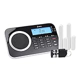 OLYMPIA Protect 9730 das Neue drahtlose GSM Alarmanlagen-Set mit 2 Tür-/Fensterkontakten und Fernbedienung, Schwarz