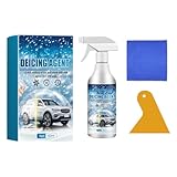 LQQDREX 60ML Car Ice Melting and Snow Removal Agent Winter Glass Window Automotive Snow Rem Agent O3Z2 Liquid Windshield Rapid Snow