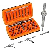 Ratsche Schraubendreher Set Magnetisch - Magnetisches Schraubendreher Werkzeug - Präzisions Vielbit 43 In 1 Für PC Elektro Auto Fahrrad Brillen Reparatur | PC Fahrrad Reparatur Brillen