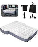 cciyu SUV-Luftmatratze für Jeep JK JL JKU JLU Unlimited 4-Türer Ford Bronco, 25,4 cm, ultradickes Campingbett, Luftmatratze für Subaru Forester 1998–2023, Toyota 4runner (grau)