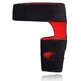Goosom Oberschenkelbandage, Oberschenkel Kompression, Verstellbare Unterstützung für Hip, Groin, Kniesehnen, Oberschenkel, Quad Hamstring ET49D