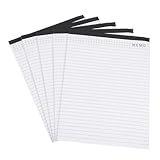 UKCOCO 5 Stück Notizblock Tragbares Abreißbares Memo Notizbuch mit Hochwertigem Dickem Papier Handliches Planungsheft für Büro Schule und Alltag pro Block