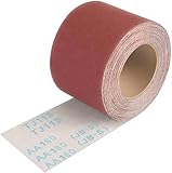 Schleifpapier Rolle für Handschleifer, Körnung 93mm x 10 m, Hochleistungs-Schleifleinen, geeignet für Holz und Metall, Nass- und Trockenschliff, Langlebig und Vielseitig (Körnung 400)