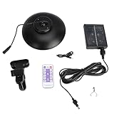 Schirme im Freien Light Timing -Modus USB -Ladung Batterie Display Fernbedienung Solar angetriebene LED -Patio -Regenschirm Licht für Strandcamping