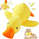 TaiXinYuly Anti Stress Ente Hund, Hundespielzeug Ente,Interaktives Hundespielzeug Unzerstörbar,Interaktives Spielzeug für Kleine, Mittlere und Große Hunde