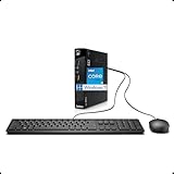 Lenovo ThinkCentre M73 Mini Desktop Computer PC, Intel Core i5-4570, 8GB RAM, 120GB SSD, WiFi, Bluetooth, US QWERTY Tastatur, Windows 11 Pro (Generalüberholt)