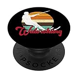 Retro Wasserski I Wakeboard I Wakesurf I Wasserski PopSockets mit austauschbarem PopGrip