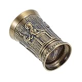 GOOHOCHY Weinglas Im Ägyptischen Stil Antiker Weinbecher Vintage Rotweinkelch Dekorativ Alter Trinkbecher Wein Kelch Antikes Trinkgeschirr Geprägte Weinkelche Retro-tasse Zinklegierung