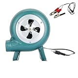 Vielseitiger 12-V-Grillventilator mit Batterie-Clip-Linie, elektrischer Starter, perfekt für Abluft und Auspuff