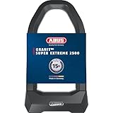 ABUS Bügelschloss Granit Super Extreme 2500/165HB230 - gegen Sägeangriffe mit Winkelschleifern spezialisiertes Fahrradschloss für Fahrrad und E-Bike - Sicherheitslevel 15+, mit USH2500