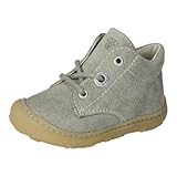 RICOSTA Mädchen und Jungen Stiefel Cory, Kinder Lauflernschuhe, Weite: Mittel, lose Einlage, terracare, schnürstiefel, eukalyptus (530), 23 EU