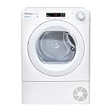 CANDY CSOE C9DG-S Kondesntrockner 9 KG Fassungsvermögen, Wi-Fi + Bluetooth, Easycase-Kondenswasserbehälter, Symbolblende, Weiß