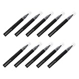 ABOOFAN 10 Stück Teiliges Transparenter Leerer Nagellackstifte mit Applikator Nail Nutrition Oil Container Nachfüllbare Kosmetikbehälter für Nagelöl Lipgloss Ätherische Öle Praktische